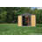 Ironwood Steel Hybrid Shed Kit 10 x 12 ft. Galvanized Anthracite