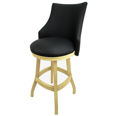 Tabouret pivotant en bois Ridfortore