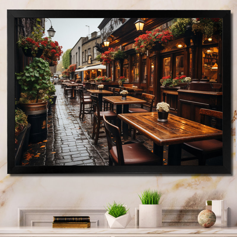 Irlande Irlande Traditions I - décoration murale Irlande, Cadre simple noir, H 24 po x l 32 po x P 1 po