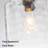 1-Light Hammered Glass Pendant