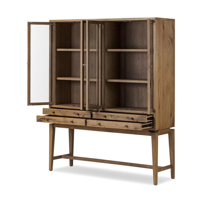 Bergstrom Display Cabinet, Light Brown