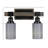 Twitty 3 Light Bath Bar Shown In Matte Black & Painted Distressed Wood-look Metal With 4” Glass-1792312449-1855097689