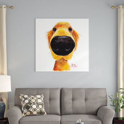 « roy the retriever », reproduction d’art sur toile tendue Shirley Macarthur