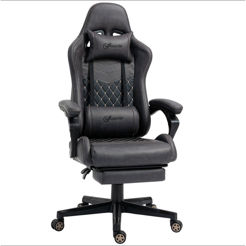 Fauteuil de jeu Vinsetto Racing, Brun