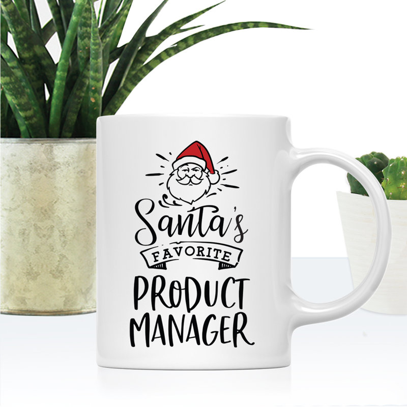 Grande tasse à café Tuileries, « Santa's Favorite Product Manager »