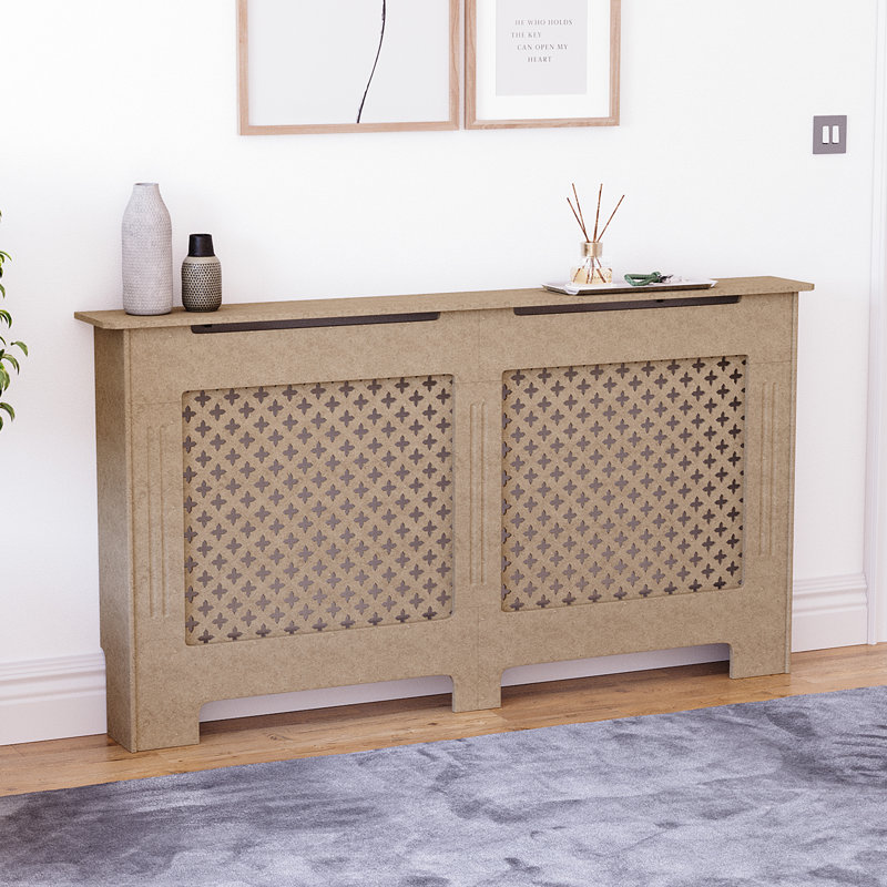 Reta Radiator Cover, Unfinished, 82cm H x 151cm W x 19cm D