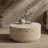 28" Round Natural Travertine Stone Coffee Table-1486354640