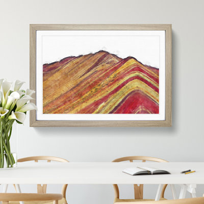 The Rainbow Mountains of Peru - Picture Frame Graphic Art