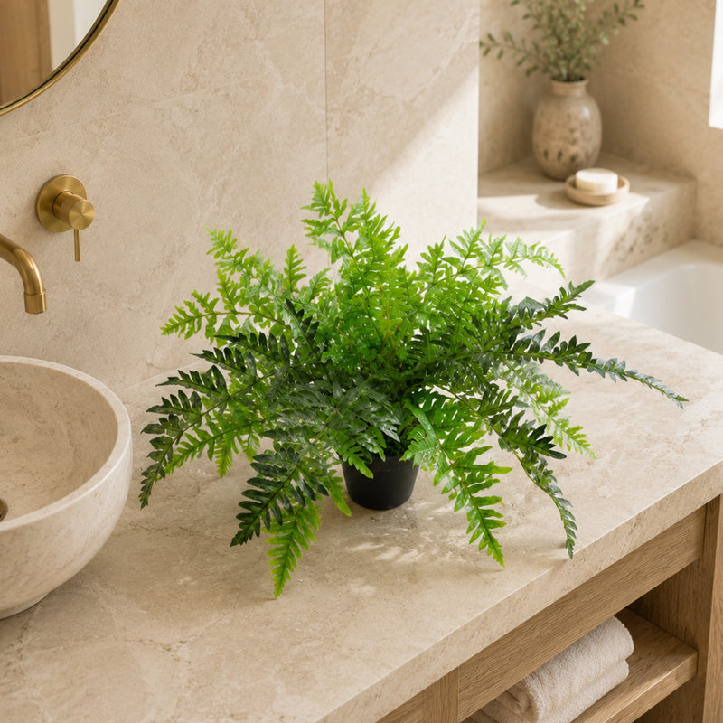 50cm Faux Plant in Pot Liner