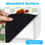 Tapis de séchage à carreaux pour comptoir de cuisine, tapis de café absorbant antidérapant, tapis résistant à la chaleur pour comptoir, décor de bar à café 16 po x 24 po vert