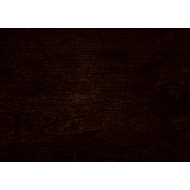 Table de salle à manger avec placage de manguier, fini cerisier foncé et rallonge séparée, fini placage de style traditionnel de 6 pouces.