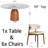 7PCS Modern Dining Set Seats 6-1441264772-1441264779