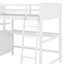 Lit mezzanine simple avec tiroirs, bureau et tablettes-1288666833
