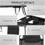 Chaise longue pliante 2 pièces Outsunny avec dossier inclinable à 5 niveaux-987588779-987588776