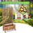Bardot Wood Planter Box with Trellis-909946491