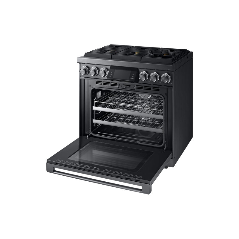 36" Pro-Range 6 Burners, Contemporary, NG/LP, Graphite Stainless