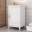 Meuble-lavabo de salle de bain avec lavabo, tiroir fonctionnel, tablette de porte, porte à fermeture en douceur