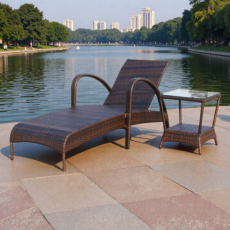 Fauteuil inclinable pour l'extérieur