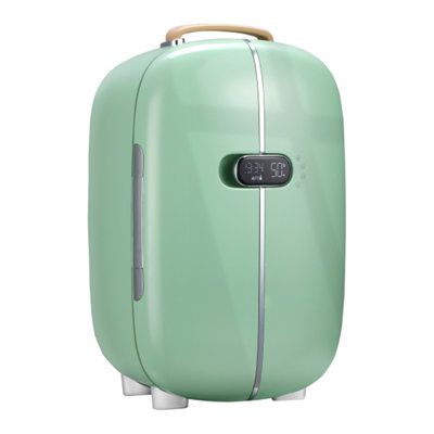 Portable Skincare Fridge with LED Display, 12L Mini Fridge for Beauty, Makeup and Cosmetics, Small Refrigerator Cooler for Bedroom, Home Office, Desktop