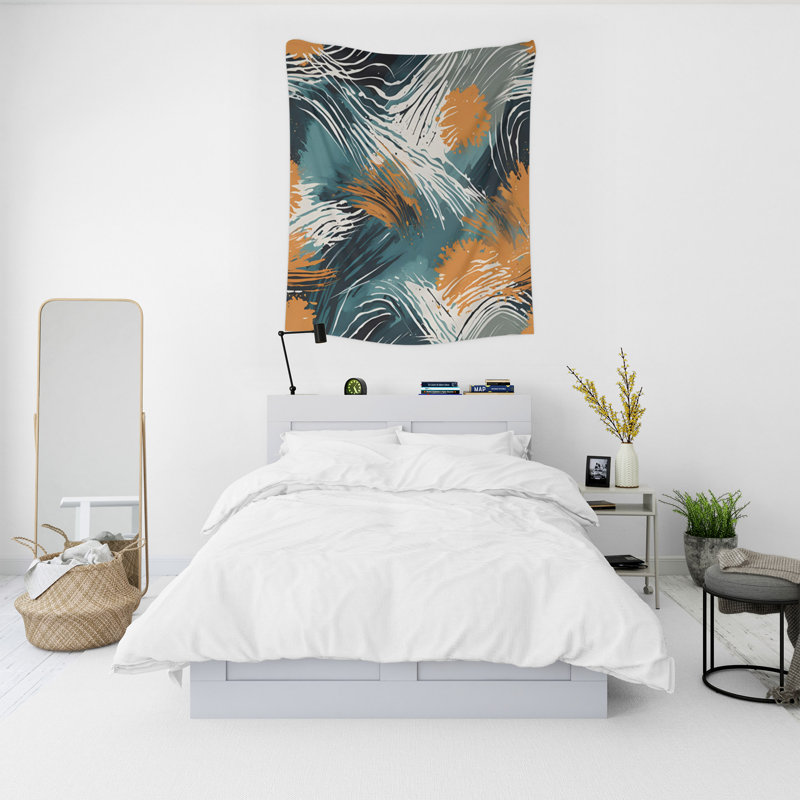 Tapisserie murale, H 88 po x l 104 po x P 1,2 po