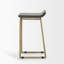 Tabouret de bar et de bar en bois de manguier massif Barlow-2102677845
