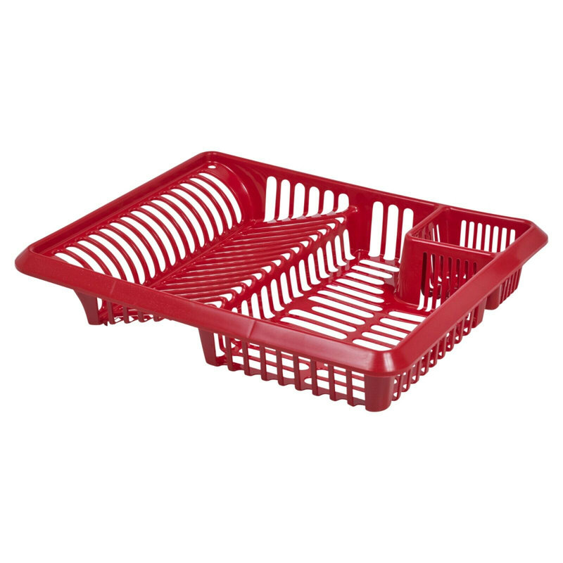 Alaric Rinse Basket, Glitter Red