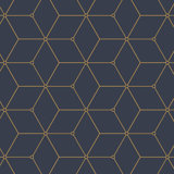 Hexagon Geometric Peel & Stick Wallpaper Roll by Jamie Graney