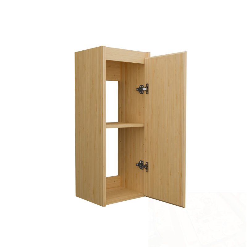 Wall cabinet with one door and shelf