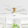 Whisper 52" 5-Solid Blade Classic Ceiling Fan with LED Light Kit and Remote Control