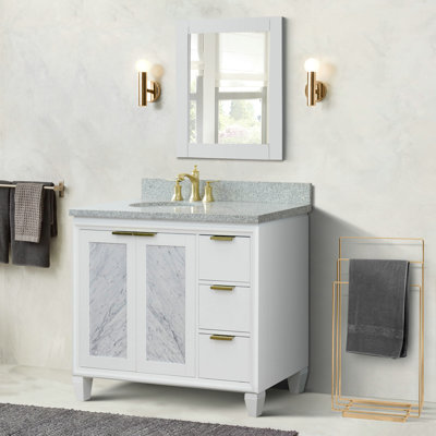 Schreck 43'' Single Bathroom Vanity with Top