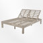 Lit de jour pour terrasse en bois massif de 66,62 po de largeur-1457270497