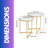 Paineville Set Of 2 Round Nesting Tables With Triangular Base