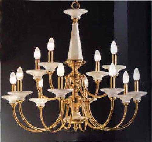 12 - Light Tiered Chandelier