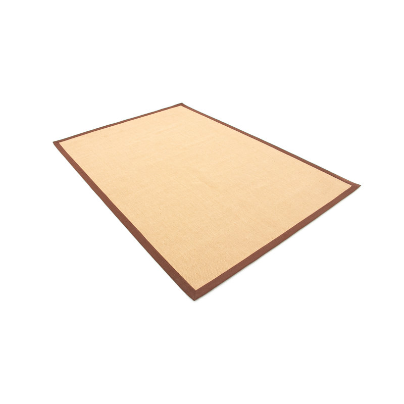 Sisal Hand Woven Brown Rug, Rectangle 140 x 200cm
