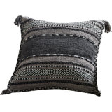 Doralynne Tassels Cotton Reversible Pillow Cover