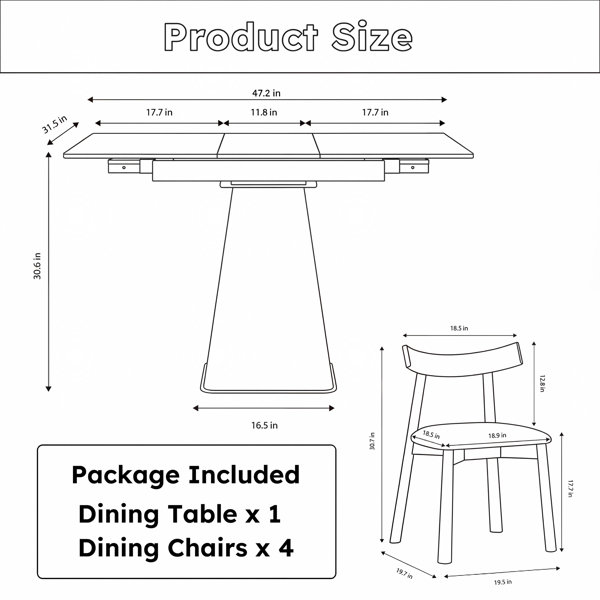 Dimensions du produit