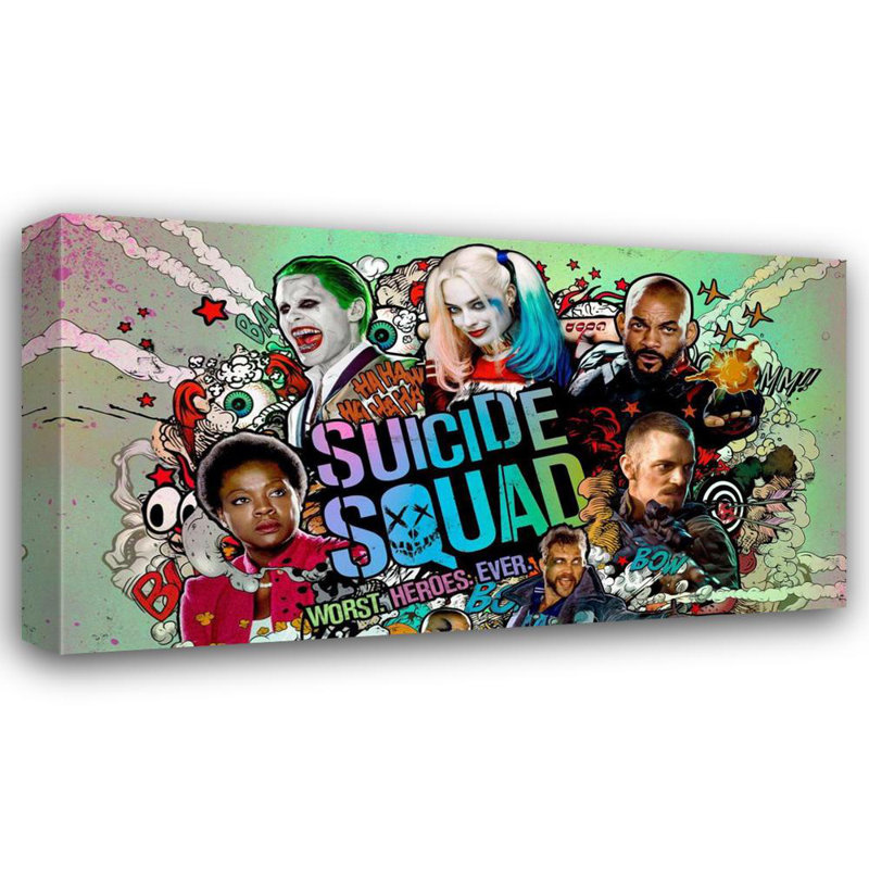 L'Escadron suicide, H 23 po x l 40 po