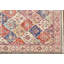 Tapis de zone rouge/bleu/beige handwoven Borgen-1104314014