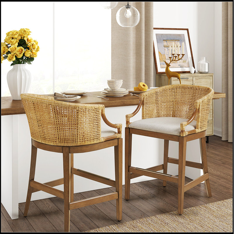 Tabouret de comptoir fabriqué à la main 25 po
