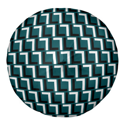 Geometric Reversible Throw Pillow