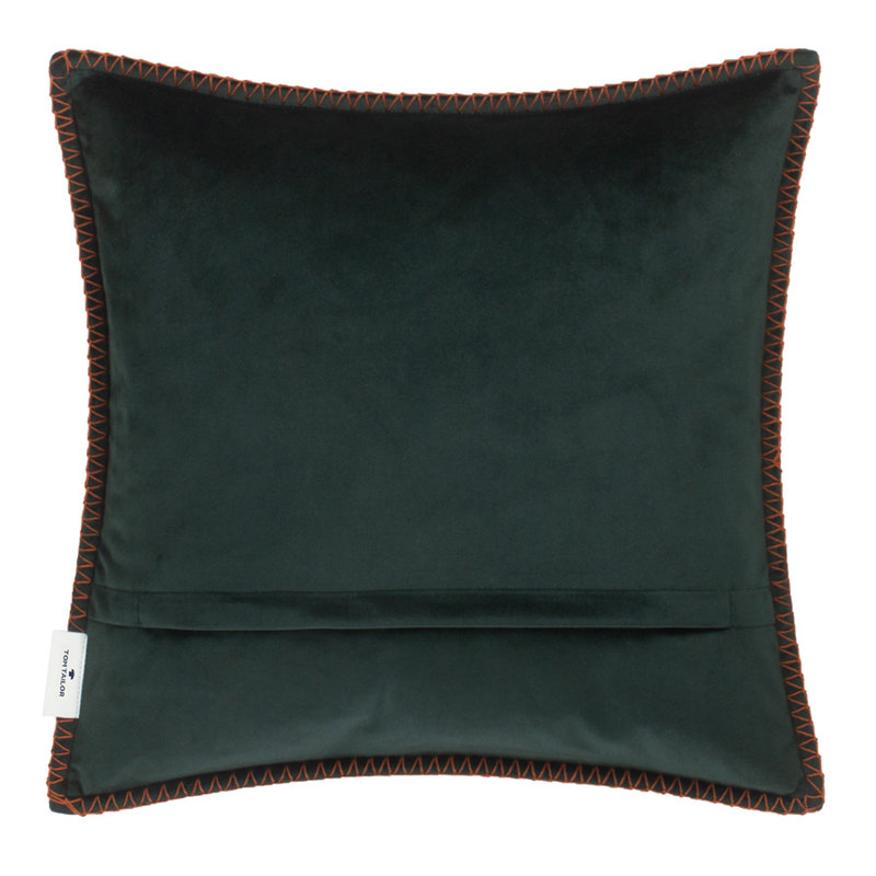 Square Decorative Cushion, Green