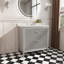 Ensemble de meuble-lavabo sur pied 36 po avec 2 ensembles de poignées et plateau en marbre d'ingénierie entièrement assemblé