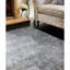 Tapis gris à motif abstrait Rummond-31522764