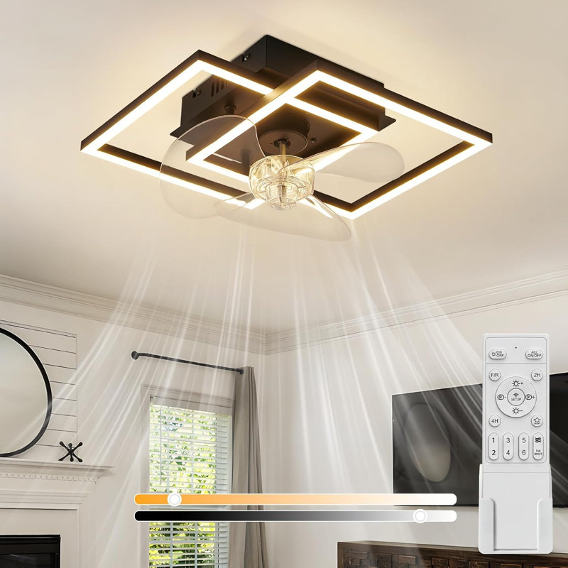 37cm Ceiling Fan with LED Lights