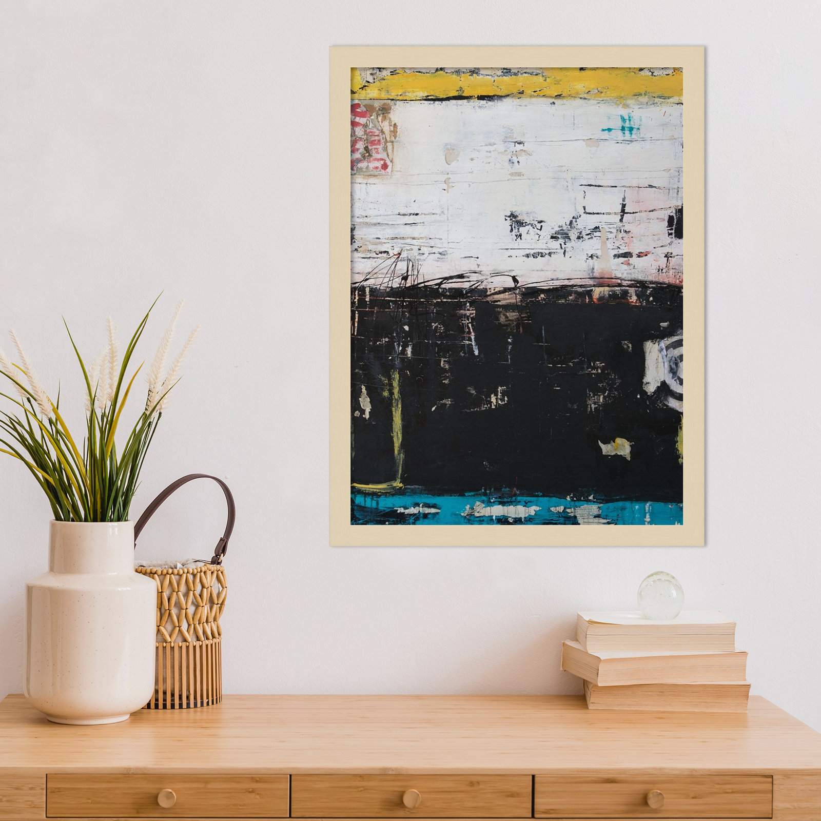 Down and Dirty Print by Erin Ashley, Brown, 21" H x 16" W