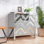 Armoire de rangement avec garniture de miroir-129230478