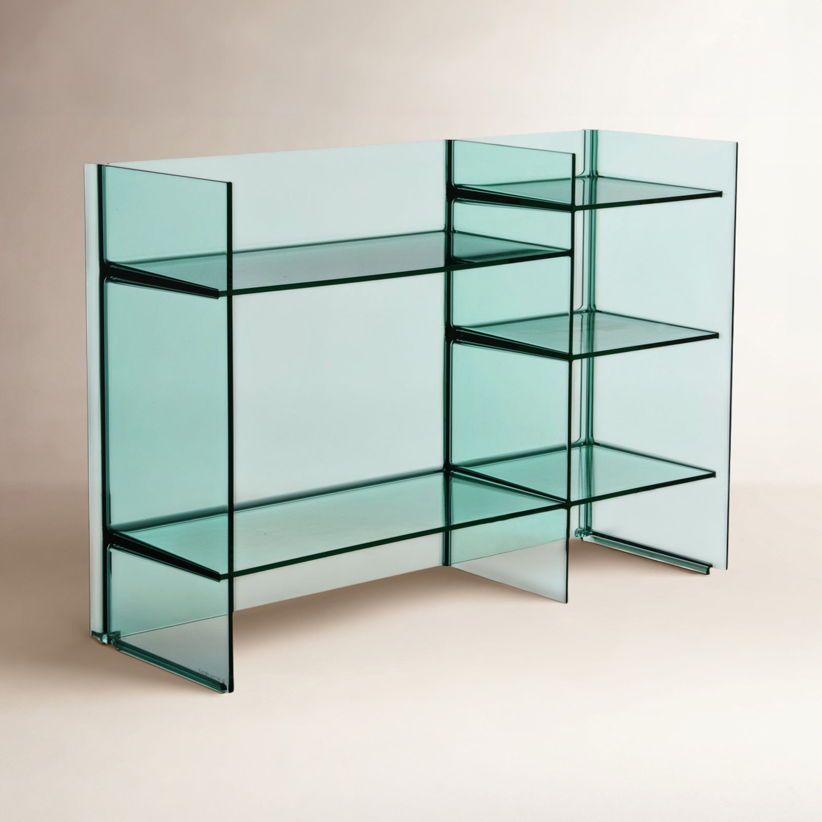Sound-Rack 29.53'' W Plastic Shelving Unit, Aquamarine Green