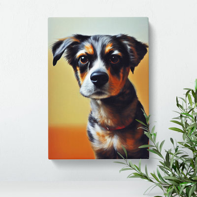 Puppy Dog - Wrapped Canvas