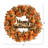Halloween Burlap Ribbon Wreath