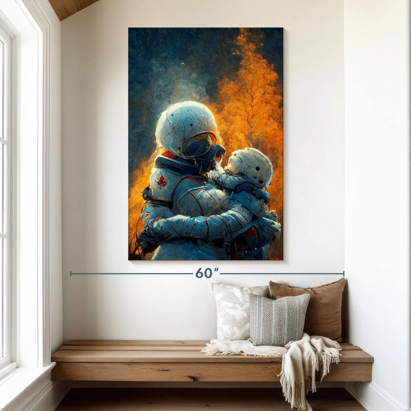 Oberle True Love Means Never Abandoning Someone, 51" H x 34" W